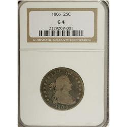 1806 25C G4 NGC. NGC Census: (23/465). PCGS Popula