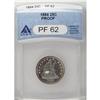 Image 1 : 1884 25C PR62 ANACS. NGC Census: (10/202). PCGS Po