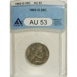 1903-O 25C AU53 ANACS. NGC Census: (0/47). PCGS Po