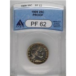 1909 25C PR62 ANACS. NGC Census: (10/189). PCGS Po