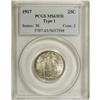 Image 1 : 1917 25C Type One MS63 Full Head PCGS. PCGS Popula