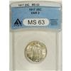 Image 1 : 1917 25C Type Two MS63 ANACS. NGC Census: (50/194)