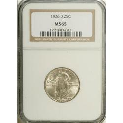 1926-D 25C MS65 NGC. NGC Census: (224/13). PCGS Po
