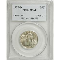 1927-D 25C MS64 PCGS. PCGS Population (407/226). N