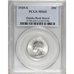 1935-S 25C MS65 PCGS. PCGS Population (382/211). NGC C