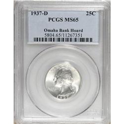 1937-D 25C MS65 PCGS. PCGS Population (687/244). N