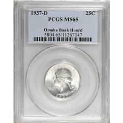 1937-D 25C MS65 PCGS. PCGS Population (687/244). NGC C