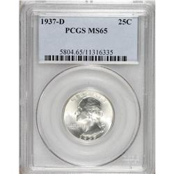 1937-D 25C MS65 PCGS. PCGS Population (687/244). N