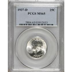 1937-D 25C MS65 PCGS. PCGS Population (687/244). N