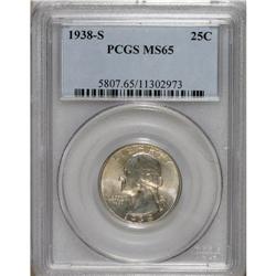 1938-S 25C MS65 PCGS. PCGS Population (666/344). N