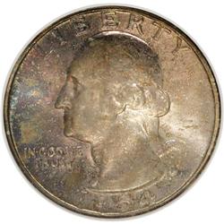 1954 25C MS67 NGC. NGC Census: (143/1). PCGS Populatio