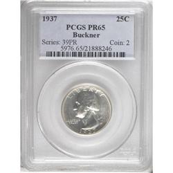 1937 25C PR65 PCGS. PCGS Population (447/397). NGC Cen