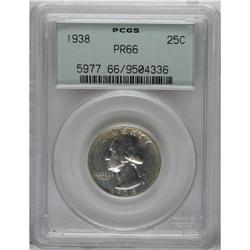 1938 25C PR66 PCGS. PCGS Population (362/70). NGC