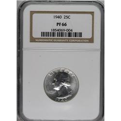 1940 25C PR66 NGC. NGC Census: (413/170). PCGS Pop