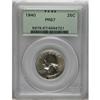 Image 1 : 1940 25C PR67 PCGS. PCGS Population (145/2). NGC C
