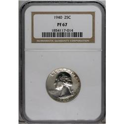 1940 25C PR67 NGC. NGC Census: (152/18). PCGS Popu