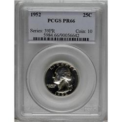 1952 25C PR66 PCGS. PCGS Population (529/356). NGC