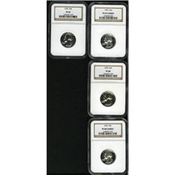 1955 25C PR68 NGC; 1955 PR69 NGC; 1955 PR67 Cameo NGC