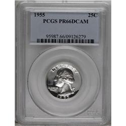 1955 25C PR66 Deep Cameo PCGS. PCGS Population (0/