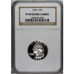 1956 25C PR69 Deep Cameo NGC. NGC Census: (37/0).