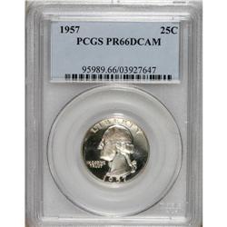 1957 25C PR66 Deep Cameo PCGS. PCGS Population (8/
