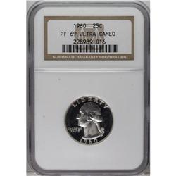 1960 25C PR69 Deep Cameo NGC. NGC Census: (20/0).