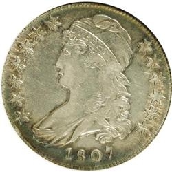 1807 50C Large Stars, 50 Over 20--Cleaned--ANACS. VF30