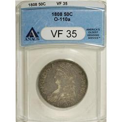 1808 50C VF35 ANACS. O-110a. NGC Census: (34/286).