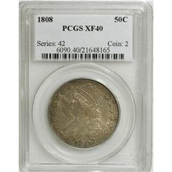 1808 50C XF40 PCGS. PCGS Population (35/208). NGC