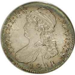 1811 50C Large 8 AU55 ANACS. O-103a. NGC Census: (53/2