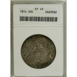 1814 50C XF45 ANACS. O-109, R-2. NGC Census: (44/2