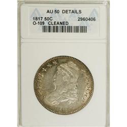 1817 50C --Cleaned--ANACS. AU50 Details. NGC Census: (2