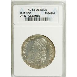 1817 50C --Cleaned--ANACS. AU53 Details. NGC Census: (3