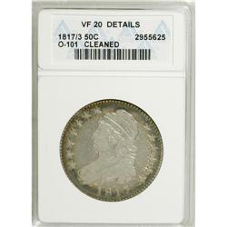 1817/3 50C --Cleaned--ANACS. VF20 Details. NGC Census: