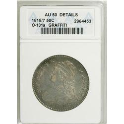 1818/7 50C Small 8--Graffiti--ANACS. . NGC Census: (17