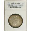 Image 1 : 1820 50C Curl Base 2, Small Date--Cleaned--ANACS. AU50