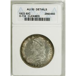 1822 50C --Cleaned--ANACS. AU50 Details. NGC Census: (2