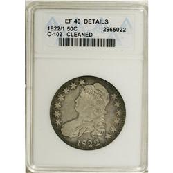 1822/1 50C --Cleaned--ANACS. XF40 Details. NGC Census: