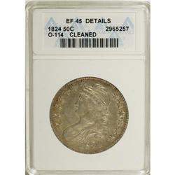1824 50C --Cleaned--ANACS. XF45 Details. NGC Census: (4