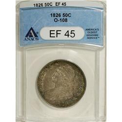 1826 50C XF45 ANACS. O-108. NGC Census: (65/907).