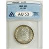 Image 3 : 1828 50C Curl Base 2, No Knob AU53 ANACS. O-120. NGC C