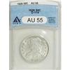 Image 1 : 1828 50C Curl Base 2, No Knob AU55 ANACS. O-114. N