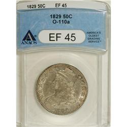 1829 50C XF45 ANACS. O-110a. NGC Census: (74/634).