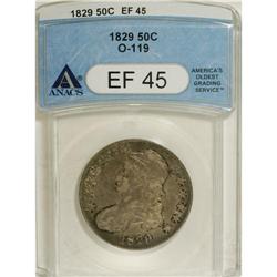 1829 50C XF45 ANACS. O-119. NGC Census: (74/634).
