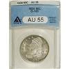Image 3 : 1830 50C Small 0 AU55 ANACS. O-103. NGC Census: (150/7