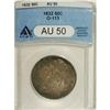 Image 1 : 1832 50C Small Letters AU50 ANACS. O-113. NGC Cens