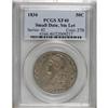 Image 3 : 1834 50C Small Date, Small Letters XF40 PCGS. PCGS Pop
