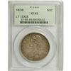 Image 3 : 1836 50C Lettered Edge XF45 PCGS. PCGS Population (66/
