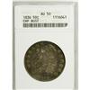 Image 1 : 1836 50C Lettered Edge AU50 ANACS. NGC Census: (40