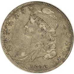 1836 50C Lettered Edge AU55 NGC. NGC Census: (118/470)